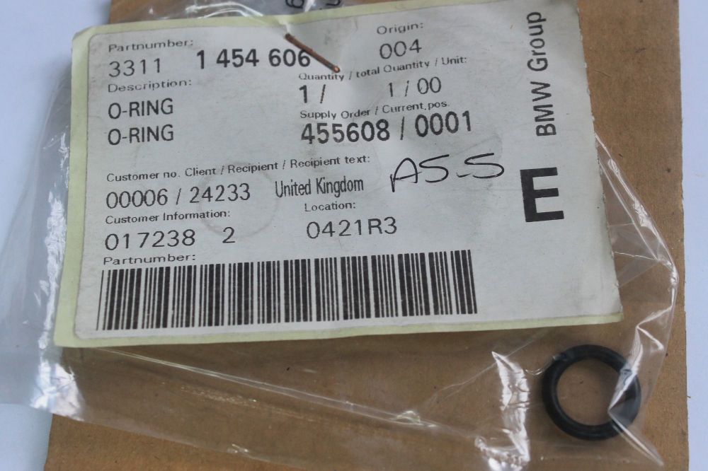 BMW O Ring Rear Axle Diff Housing 33111454606