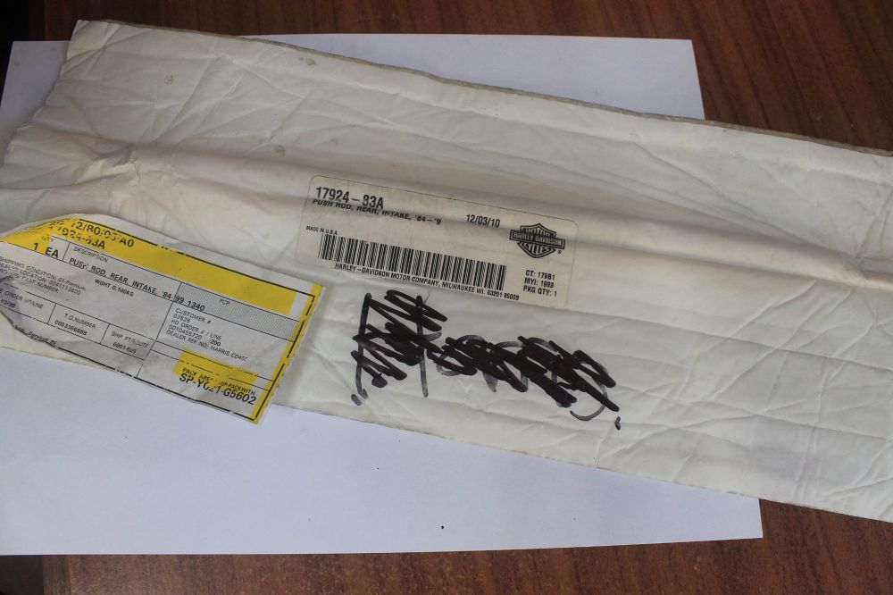 Harley 1340 Push Rod Rear Intake 1984-99 Genuine OEM 17924-83A