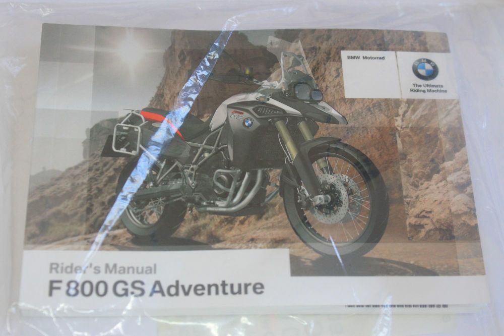 BMW F800 GS Adventure Riders Manual New Genuine 01418565411