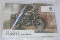 BMW F800 GS Adventure Riders Manual 5th Edition New Genuine 01418565411
