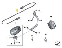 BMW K1600 GT GTL Additional Headlight Adapter Lead New 63177727616