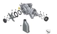 BMW K1600 GT GTL Bagger Bevel Gear Output Seal 33117718063