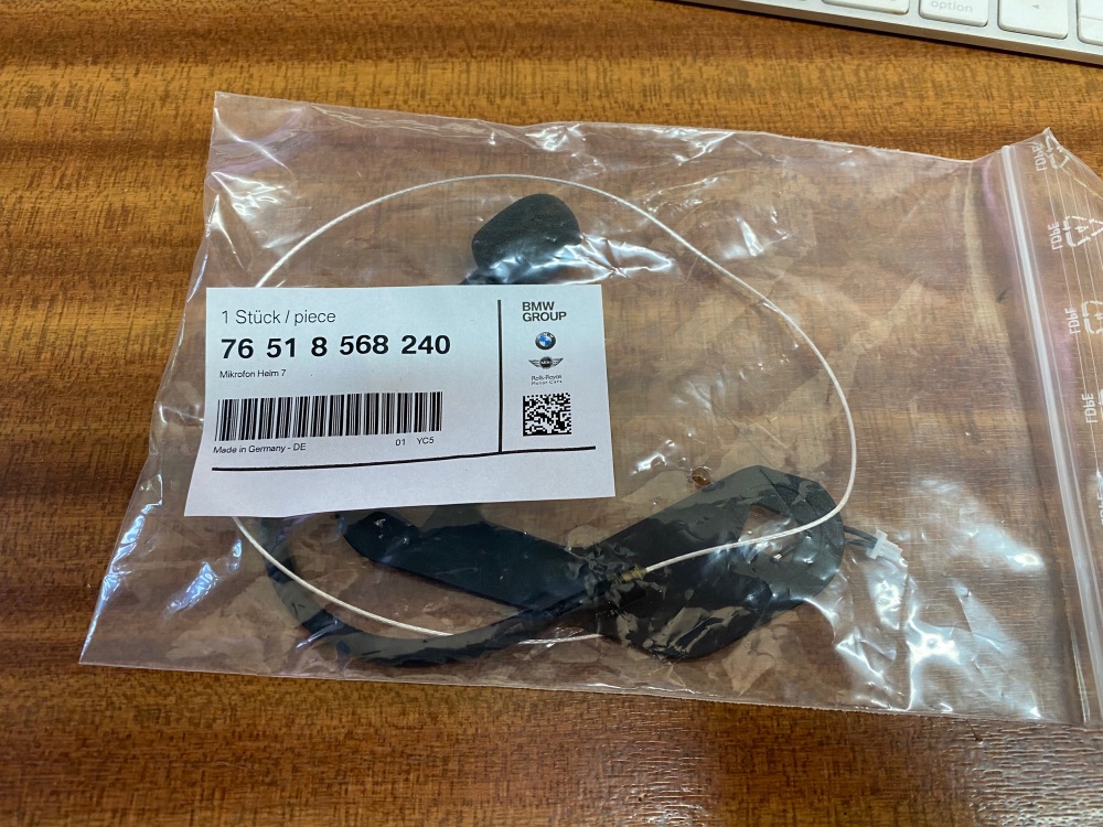 BMW Microphone Helmet 7 76518568240 - A123