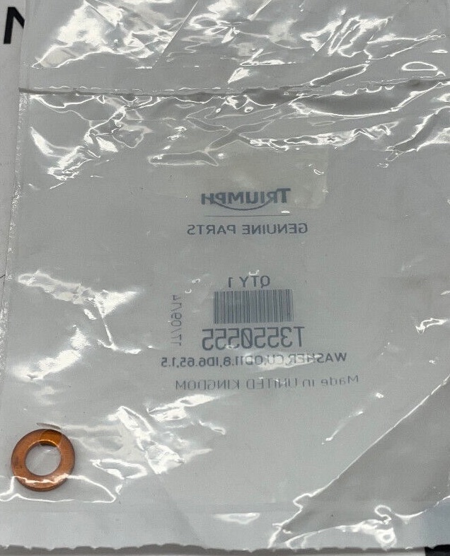 Triumph Copper Washer T3550555 - L70