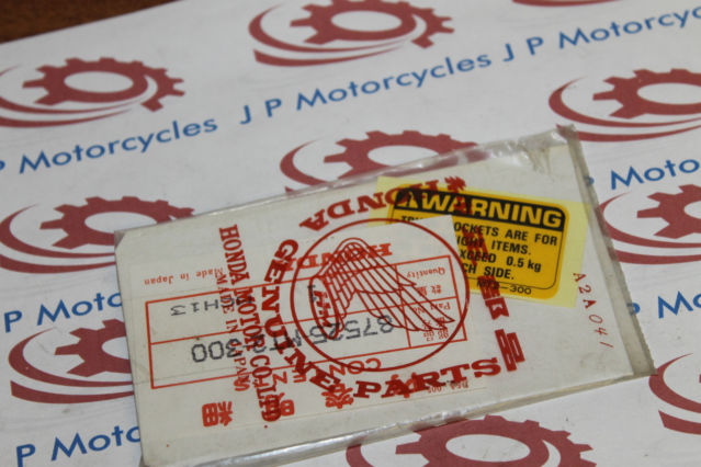 Honda GL1500 Gold Wing Trunk Warning Label 87525-MT2-300