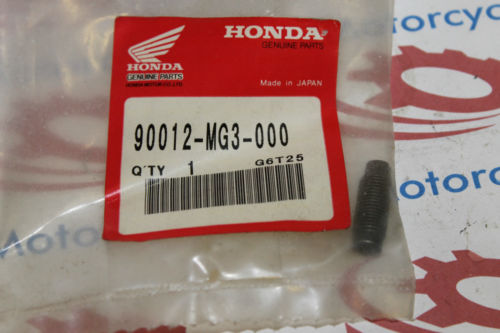 Honda XL600 XR350 XR400 TRX400 XR500 Tappet Adjusting Screw p/n 90012-MG3-0