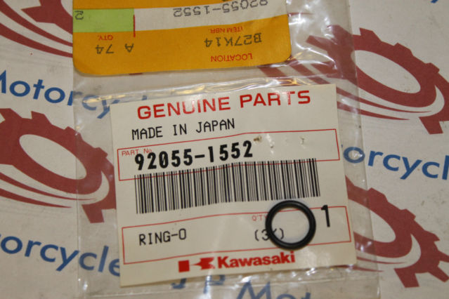 Kawasaki Fuel Cap O Ring EN VN KH KL BN KZ P/N 92055-1552