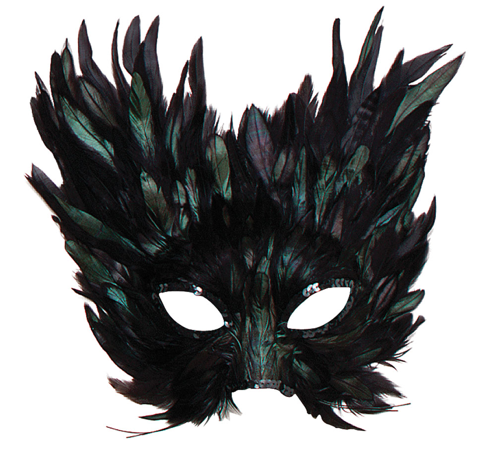 Feather masquerade masks