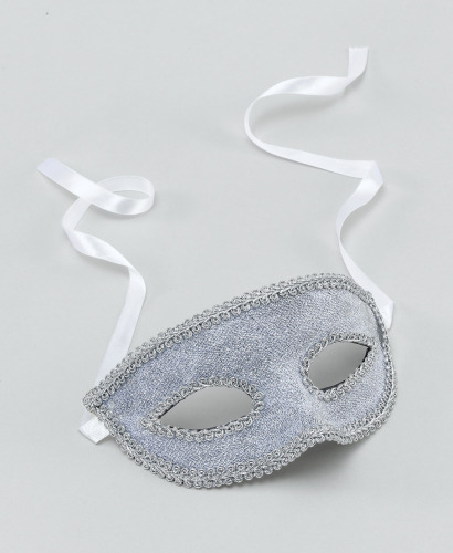 Silver eye mask