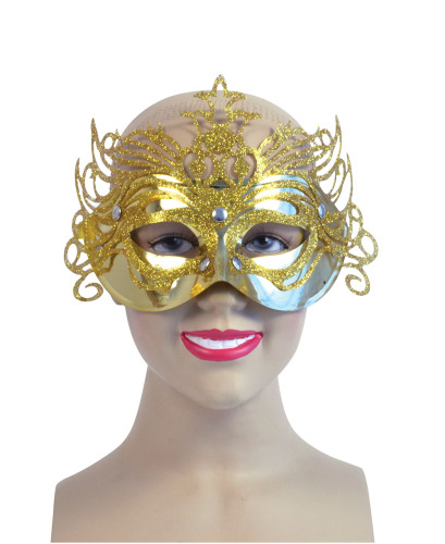 Chrome eye-mask, Gold