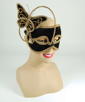 Butterfly mask, Black