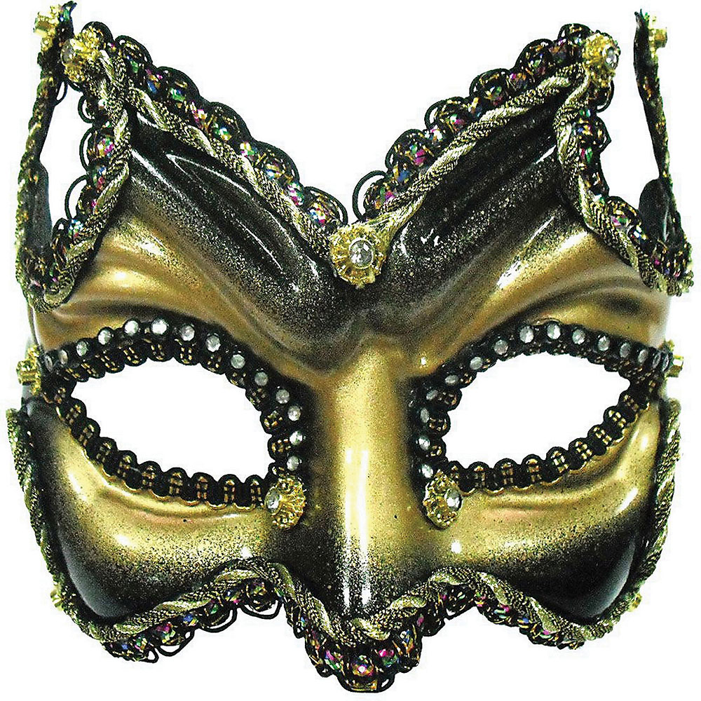 Masquerade mask on headband