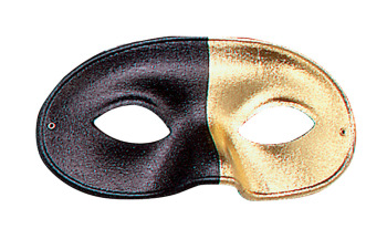 Gold & Black eye-mask