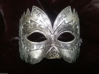 Sexy, Silver Titan Masquerade Mask