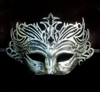 Silver Gladiator Masquerade Mask