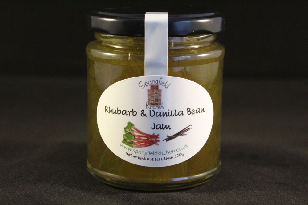 Rhubarb and Vanilla Bean Jam