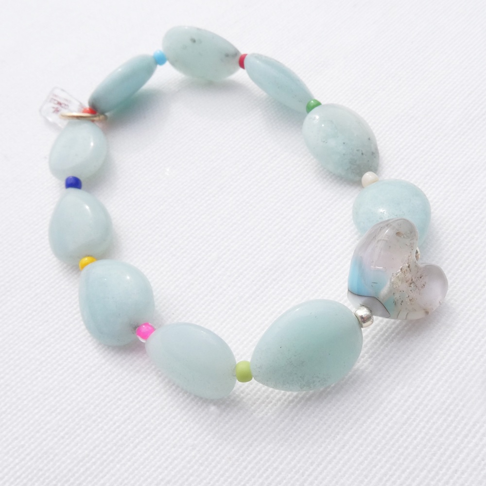 Aqua Quartz Bracelet