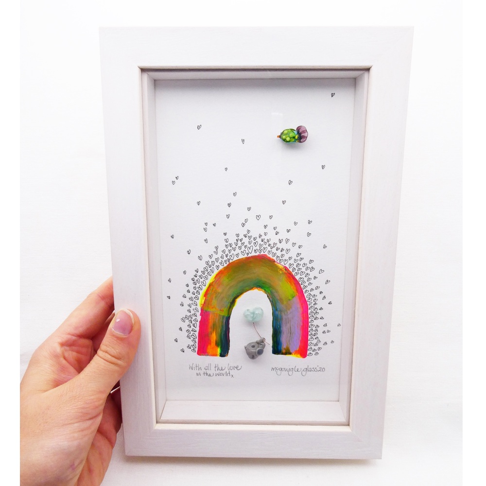 With all the love in the world- framed picture