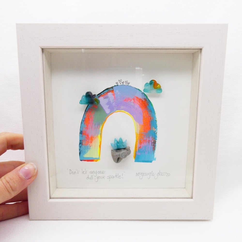 Don't let anyone dull your sparkle-tiny framed picture