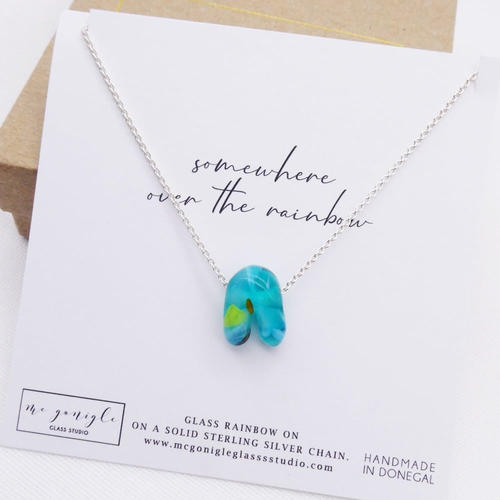 Glass Rainbow Necklace #1