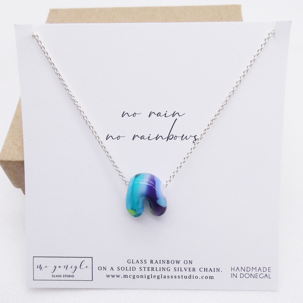 Glass Rainbow Necklace #2