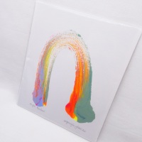 Bright Rainbow -Small Unframed painting