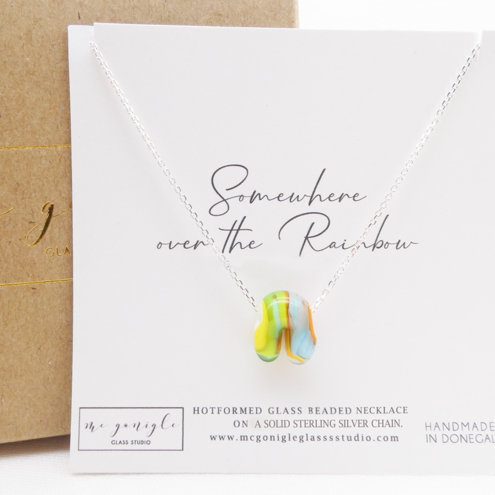 Glass Rainbow Necklace #1