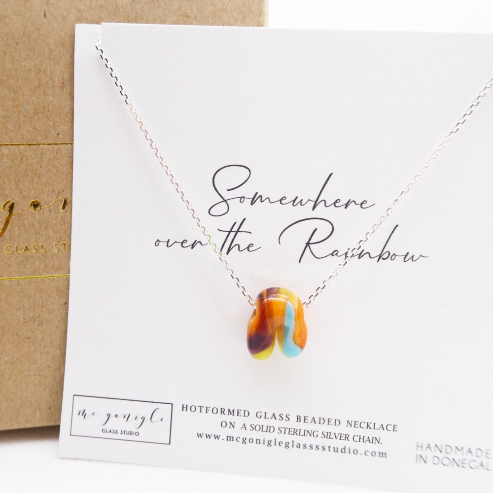 Glass Rainbow Necklace #2