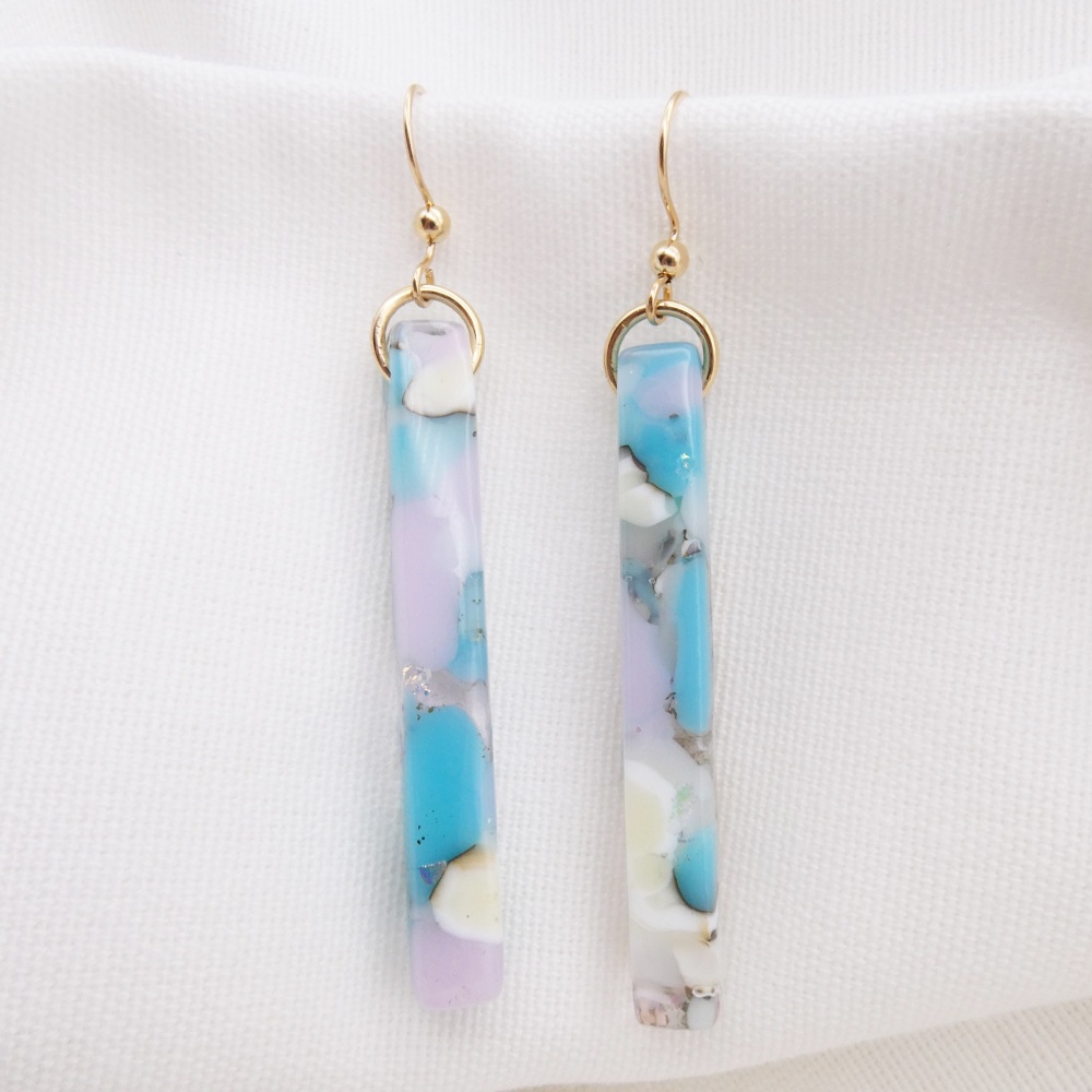 Patel pillar earrings on filled gold