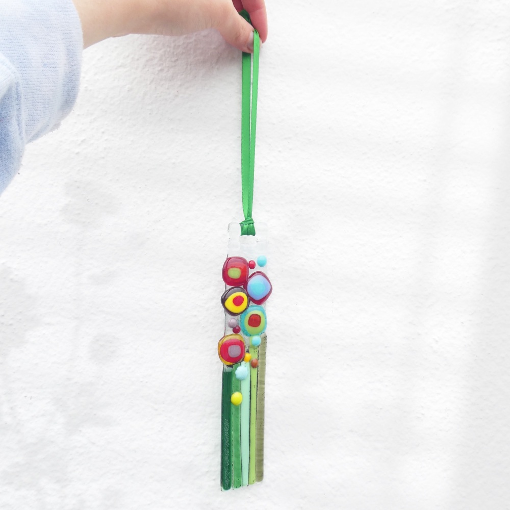 Flower Fields Opaque Sun Catcher
