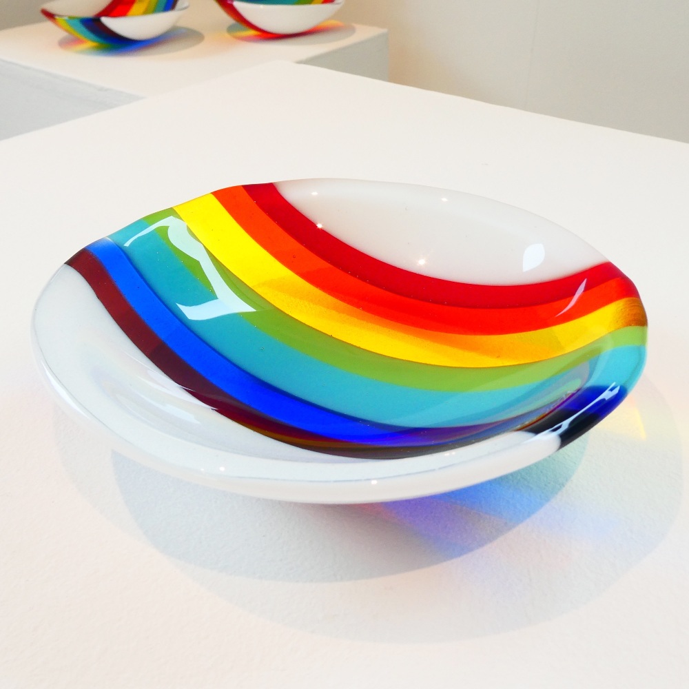 Small Retro Rainbow Bowl #3