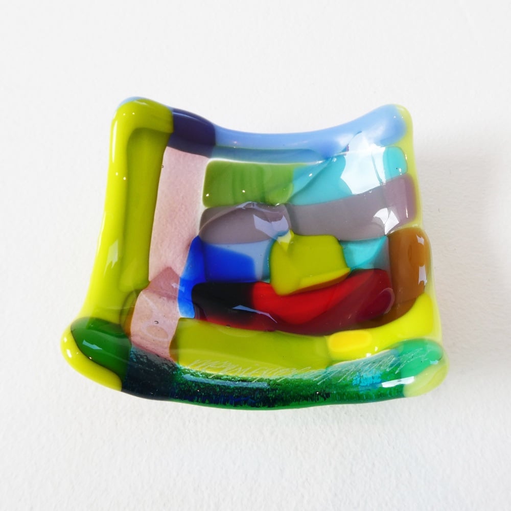 Tiny Fused glass Dish #1
