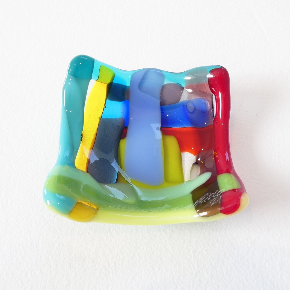 Tiny Fused glass Dish #2