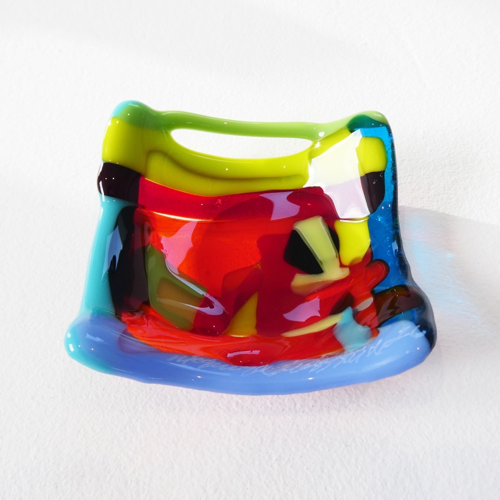 Tiny Fused glass Dish #4