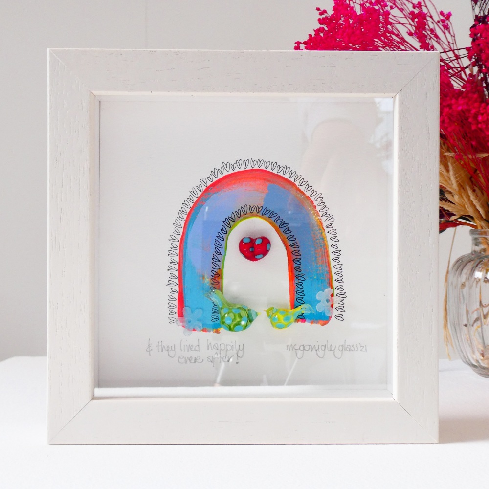 And the lived happily ever after... -tiny framed picture