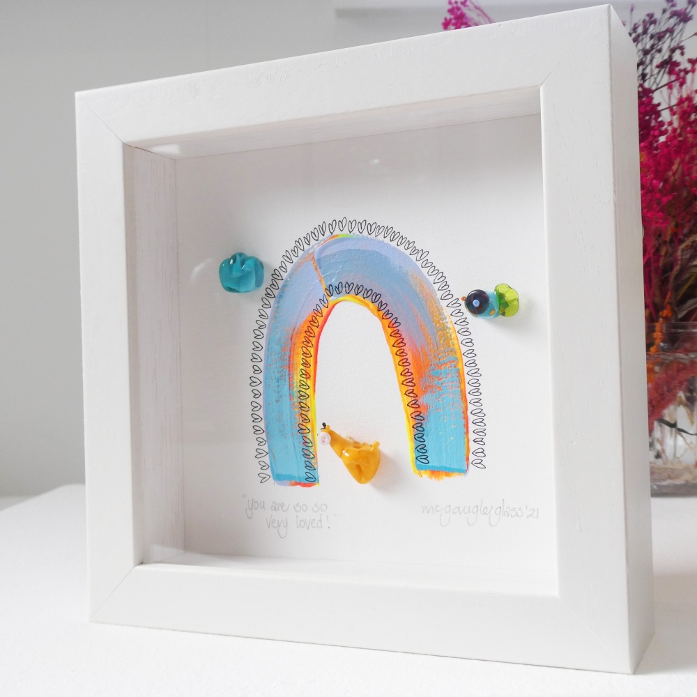 You are so so very loved!... -tiny framed picture