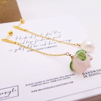 Blushing Rose Gold filled statement earrings