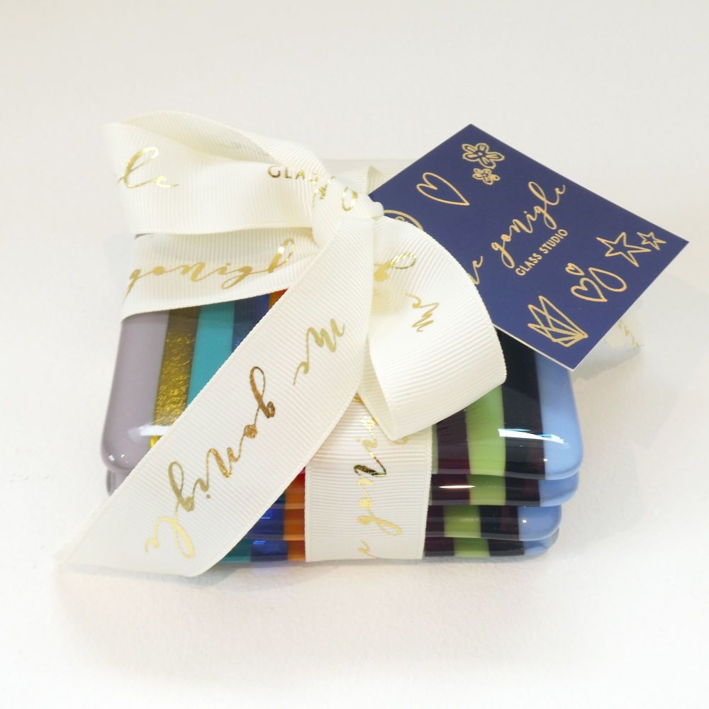Fused Glass Coasters #3