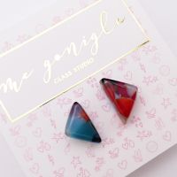 Multicoloured  geo studs #1