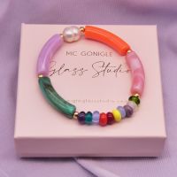 Multicoloured Tube Bracelet