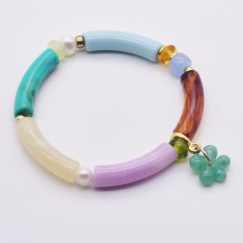 Green Tube Bracelet