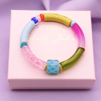 The Turquoise jewel Tube Bracelet