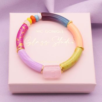 The Pink jewel Tube Bracelet