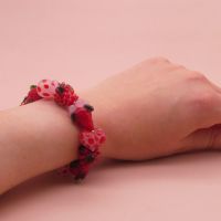 Summer berry Glass Bracelet