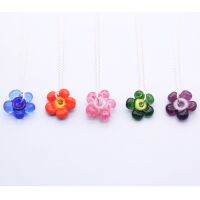 NEW Retro Glass Flowers- pick your colour