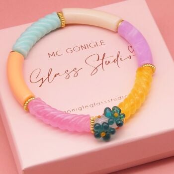 Flower Tube Bracelet