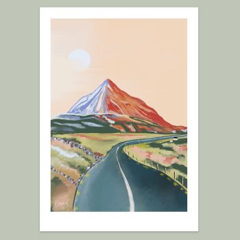 Errigal Portrait Print