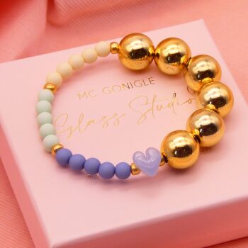Mara Tube Bracelet -gold