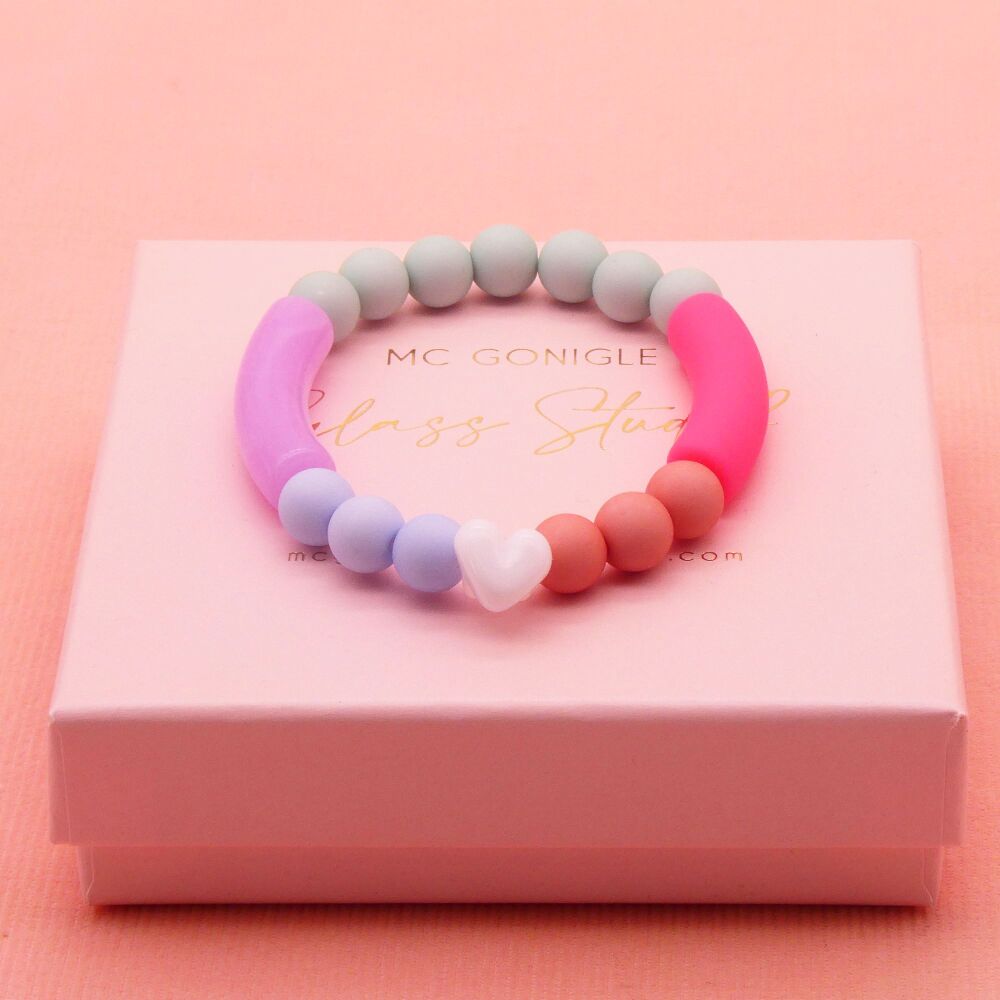 Children's Bead and Tube Bracelet