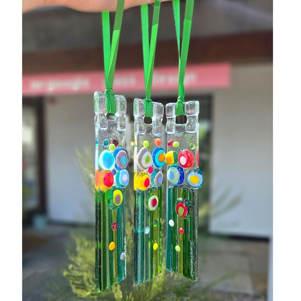 Flower Fields Transparent Sun Catcher